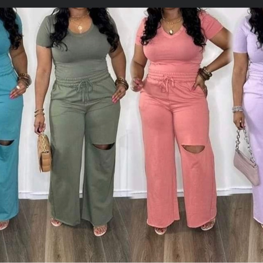 2 piece plus size set